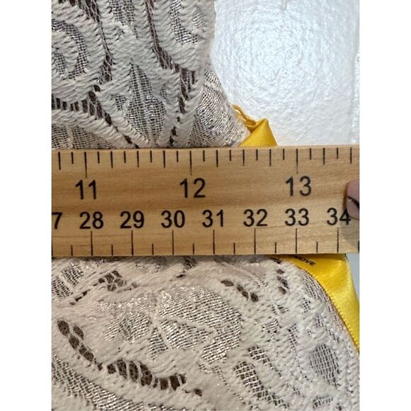 NWT BRONX & BANCO Structured Casey Lace Fit & Flare Scalloped Hem Mini Dress M - Picture 12 of 16